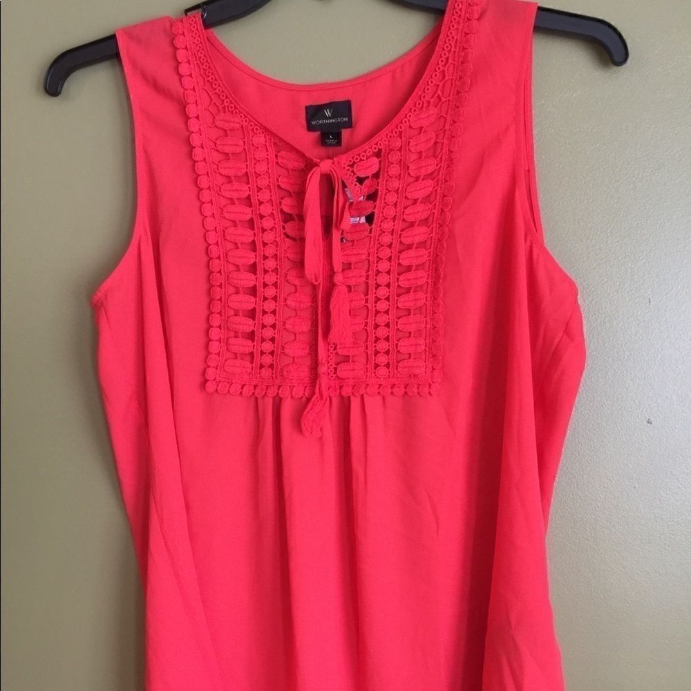 WORTHINGTON Sheer Tank NWT